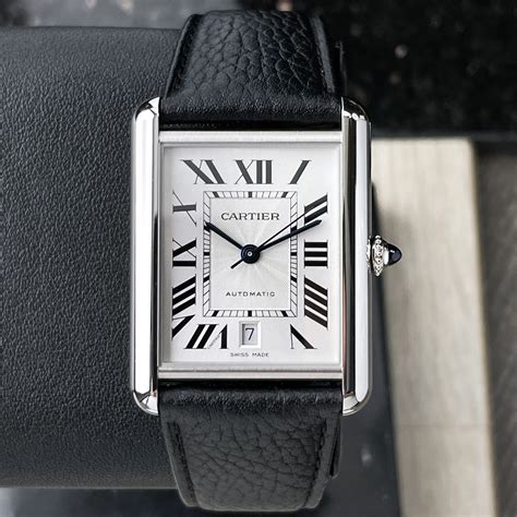 cartier tank watch face|cartier tank watch men's.